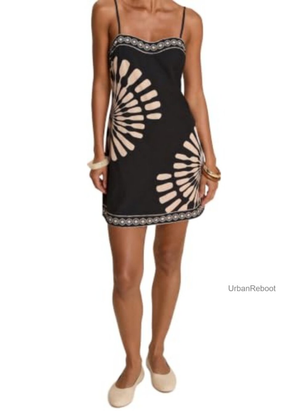 Women's Boho Floral Flowy Mini Cami Dress Sleeveless A-Line Summer Vacation